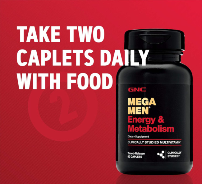 GNC Mega Men Energy and Metabolism Multivitamin - Image 4